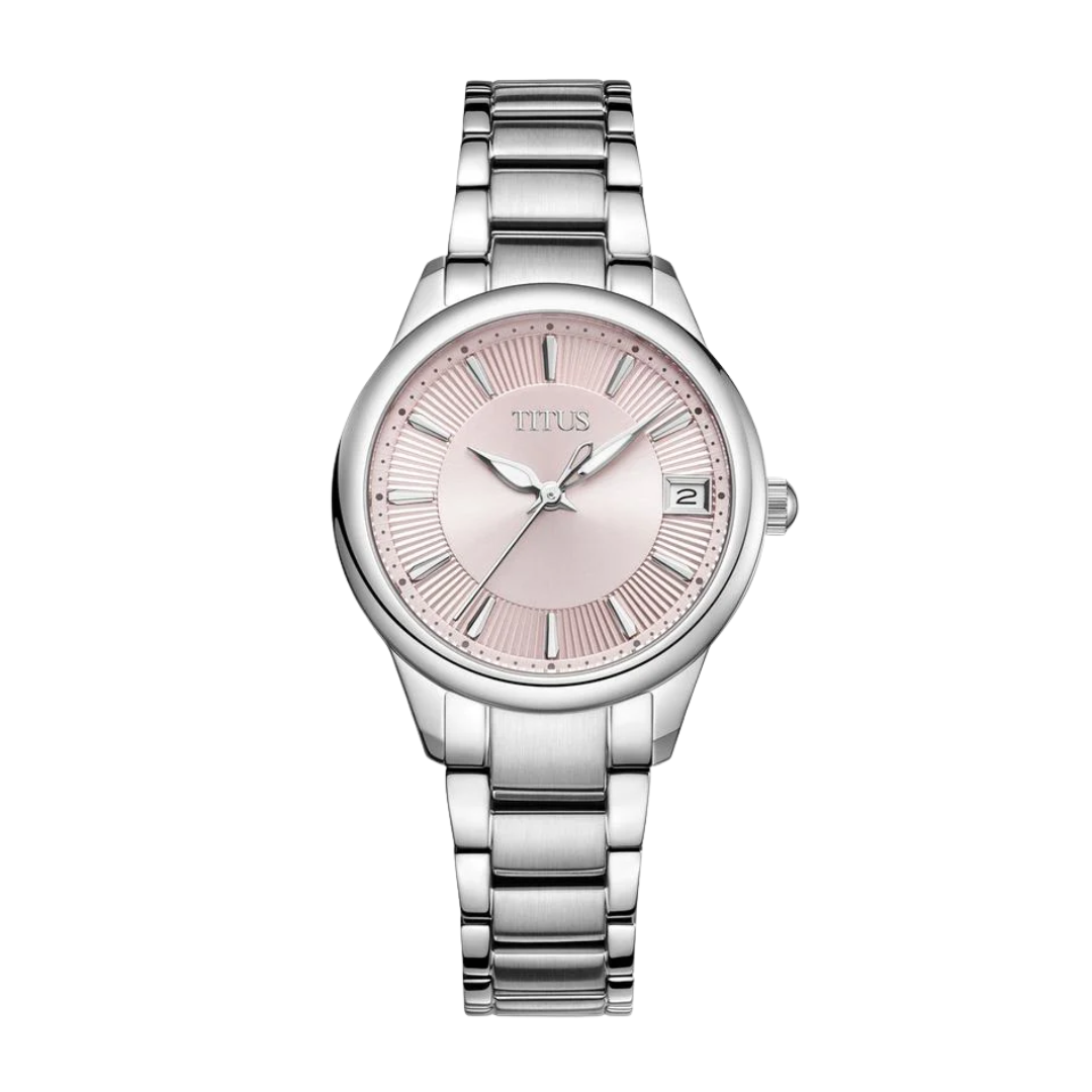 Fashionista 3 Hands Date Quartz Stainless Steel Women Watch W06-03373-007