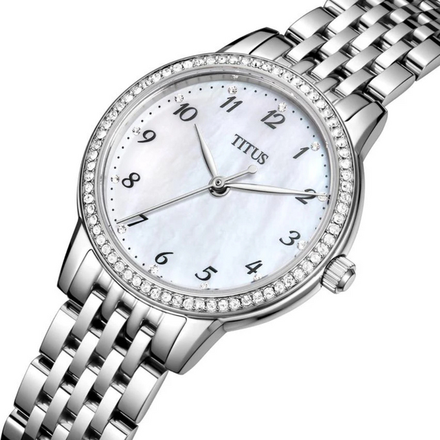 Fair Lady 3 Hands Quartz Stainless Steel Women Watch W06-03374-001