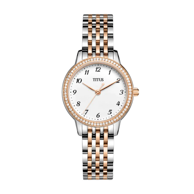 Fair Lady 3 Hands Quartz Stainless Steel Women Watch W06-03374-002