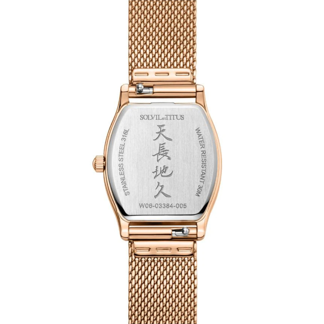 Barista 3 Hands Date Quartz Stainless Steel Women Watch W06-03384-005