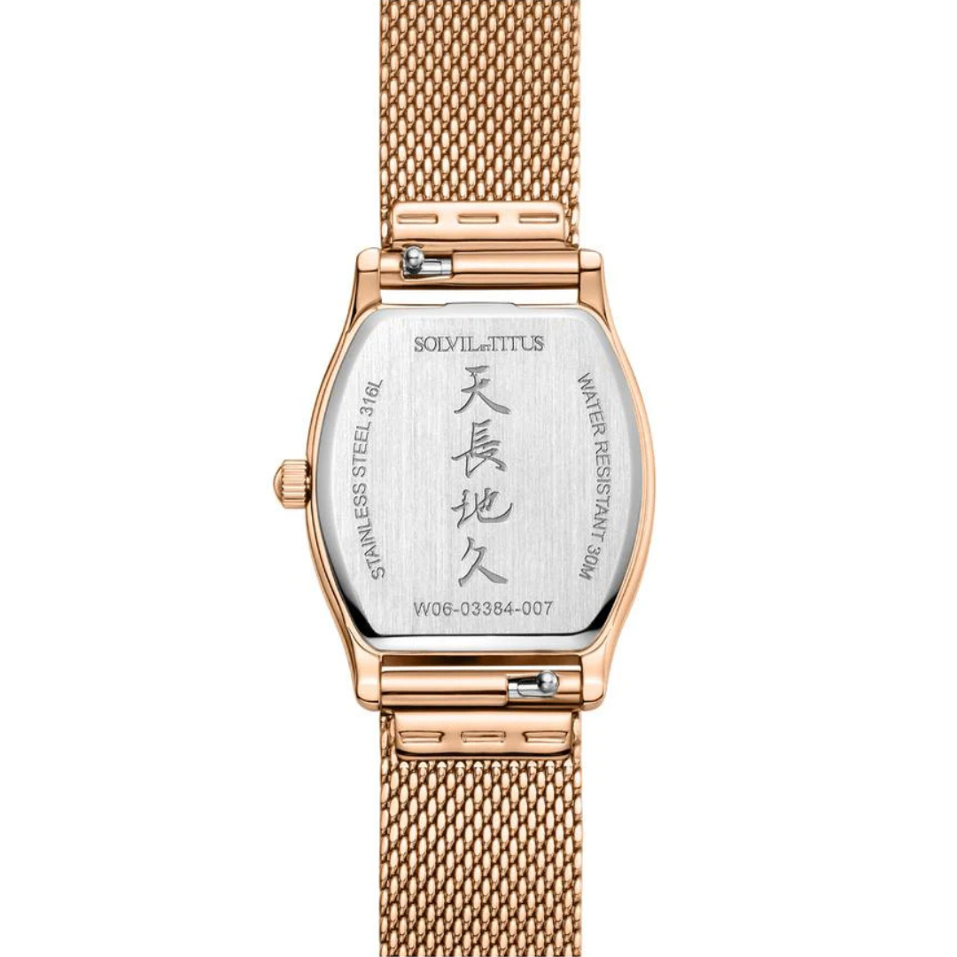 Barista 3 Hands Date Quartz Stainless Steel Women Watch W06-03384-007