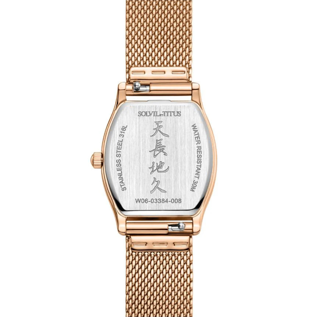 Barista 3 Hands Date Quartz Stainless Steel Women Watch W06-03384-008