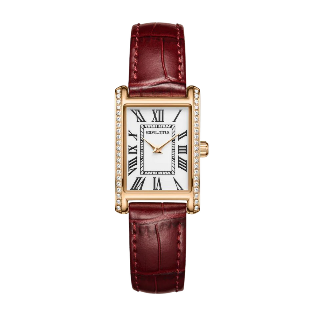 ルノワール、「JEUNE FEMME AU CORSAGE ROUGE」 Fair Lady Women's Quartz Watch W06-03400-003 | Solvil et Titus