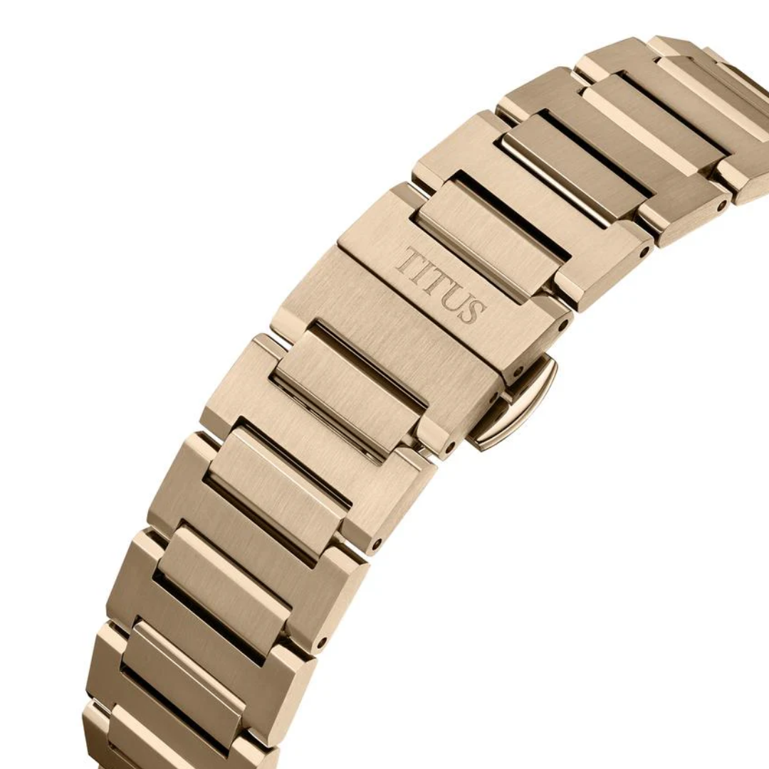 Vinyl 3 Hands Mechanical Stainless Steel Men Watch W06-03402-009