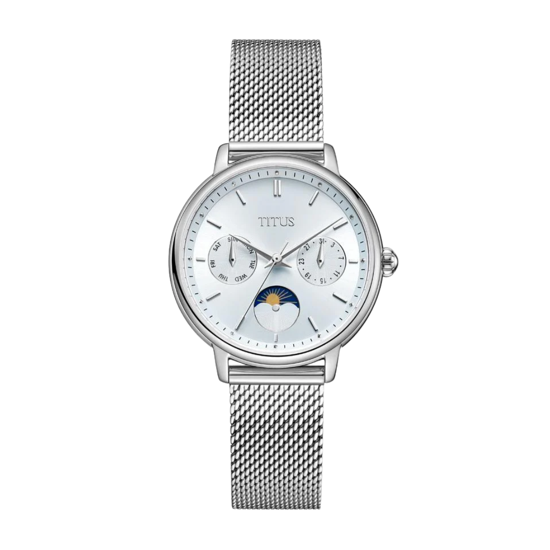 Fashionista Multi-Function Day & Night Quartz Stainless Steel Women Watch W06-03404-004