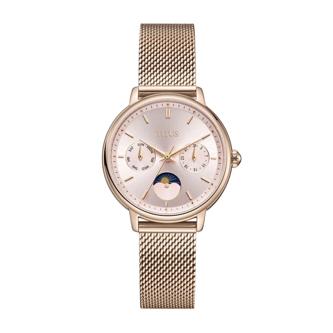 Fashionista Multi-Function Day & Night Quartz Stainless Steel Women Watch W06-03404-009