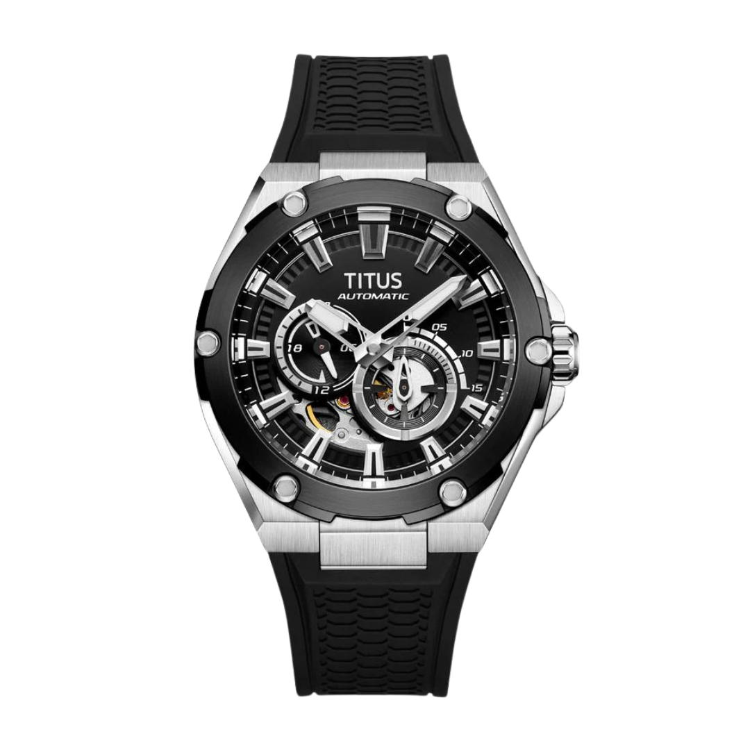 Voyager Multi-Function Automatic Silicone Men Watch W06-03410-004