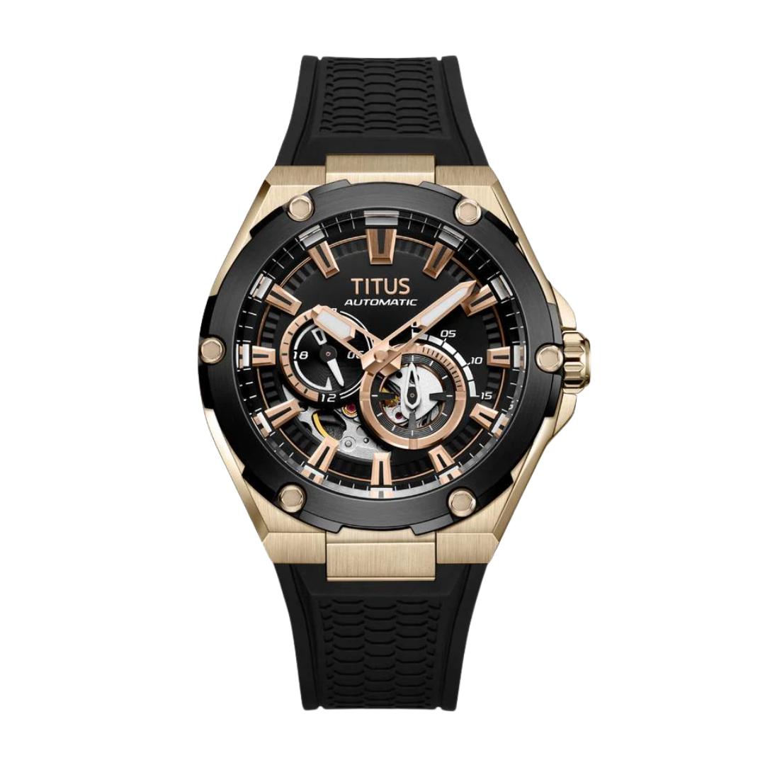 Voyager Multi-Function Automatic Silicone Men Watch W06-03410-006