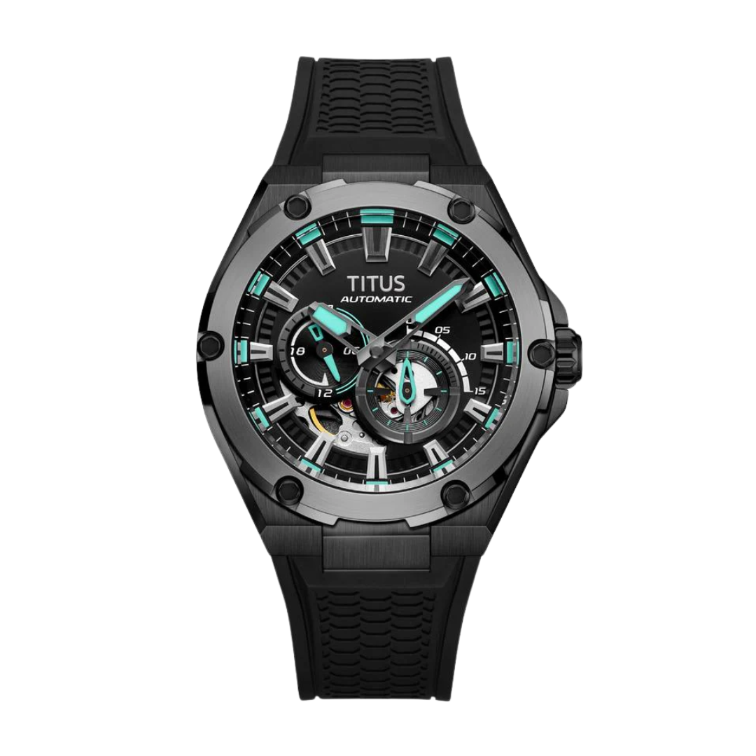 Voyager Multi-Function Automatic Silicone Men Watch W06-03410-008