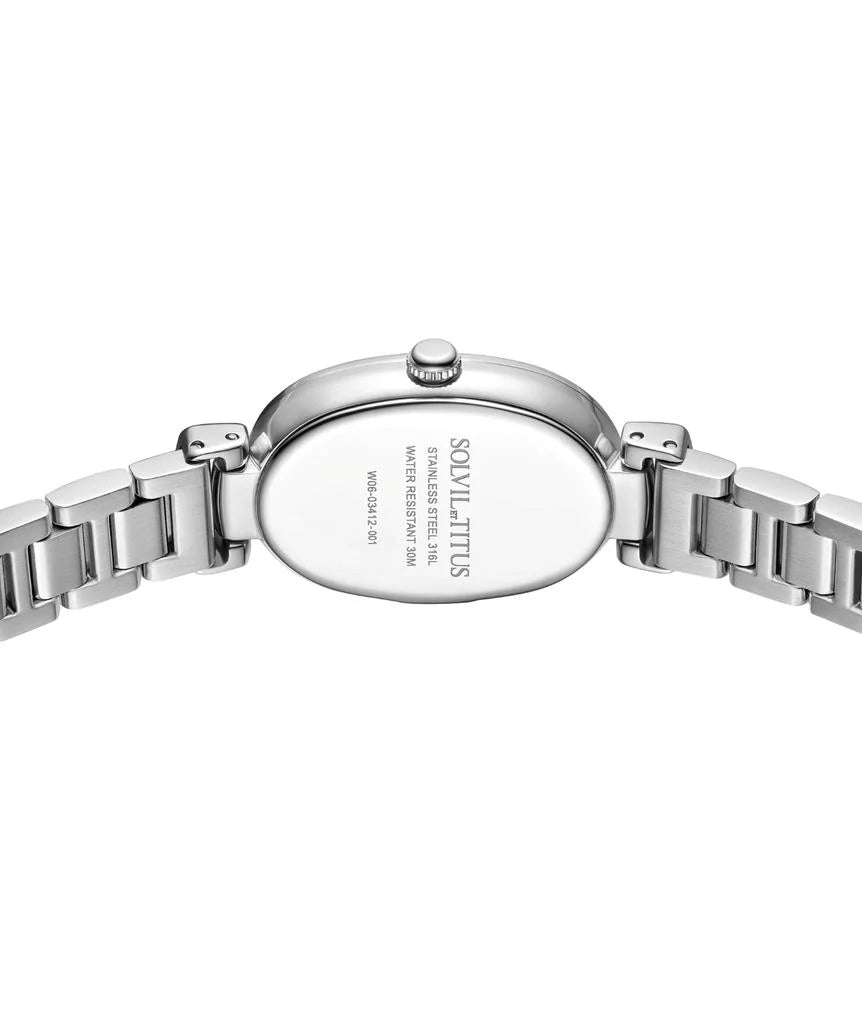 Fair Lady watch caseback with stainless steel construction and engraving
