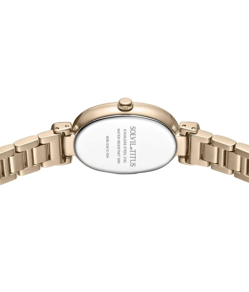 Fair Lady watch caseback with stainless steel construction and engraving
