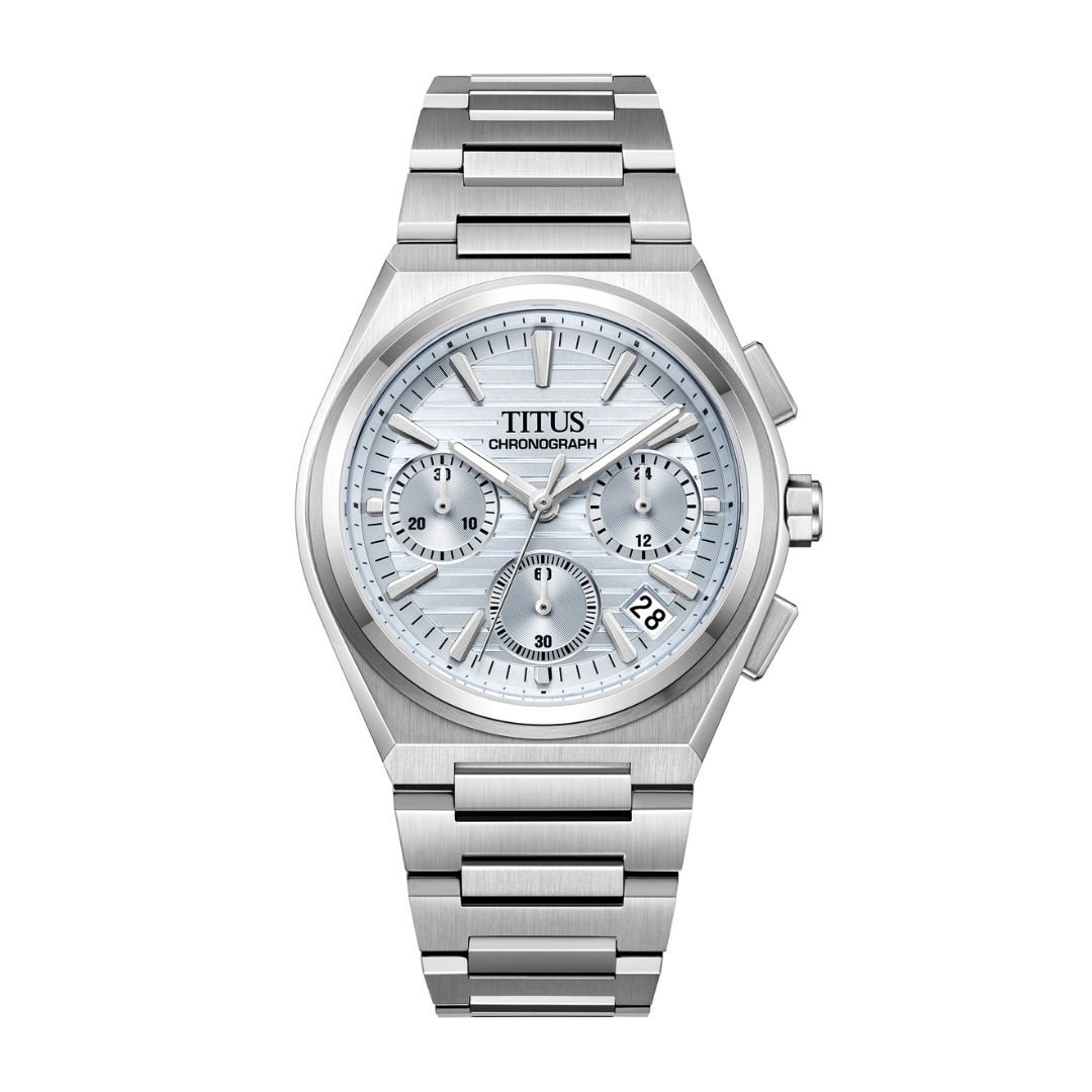Vinyl Chronograph Quartz Stainless Steel Men Watch W06-03415-002