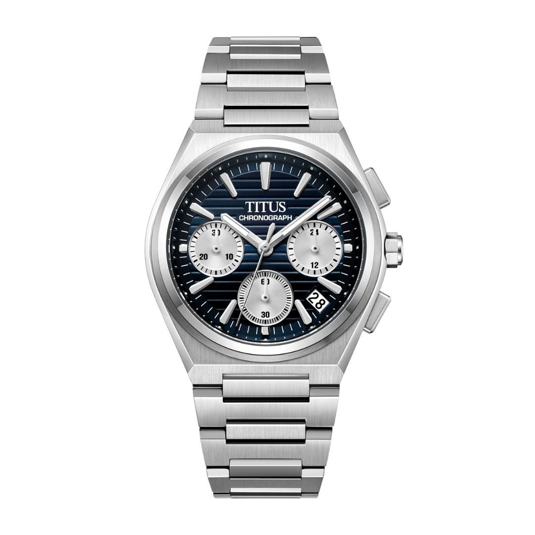 Vinyl Chronograph Quartz Stainless Steel Men Watch W06-03415-003