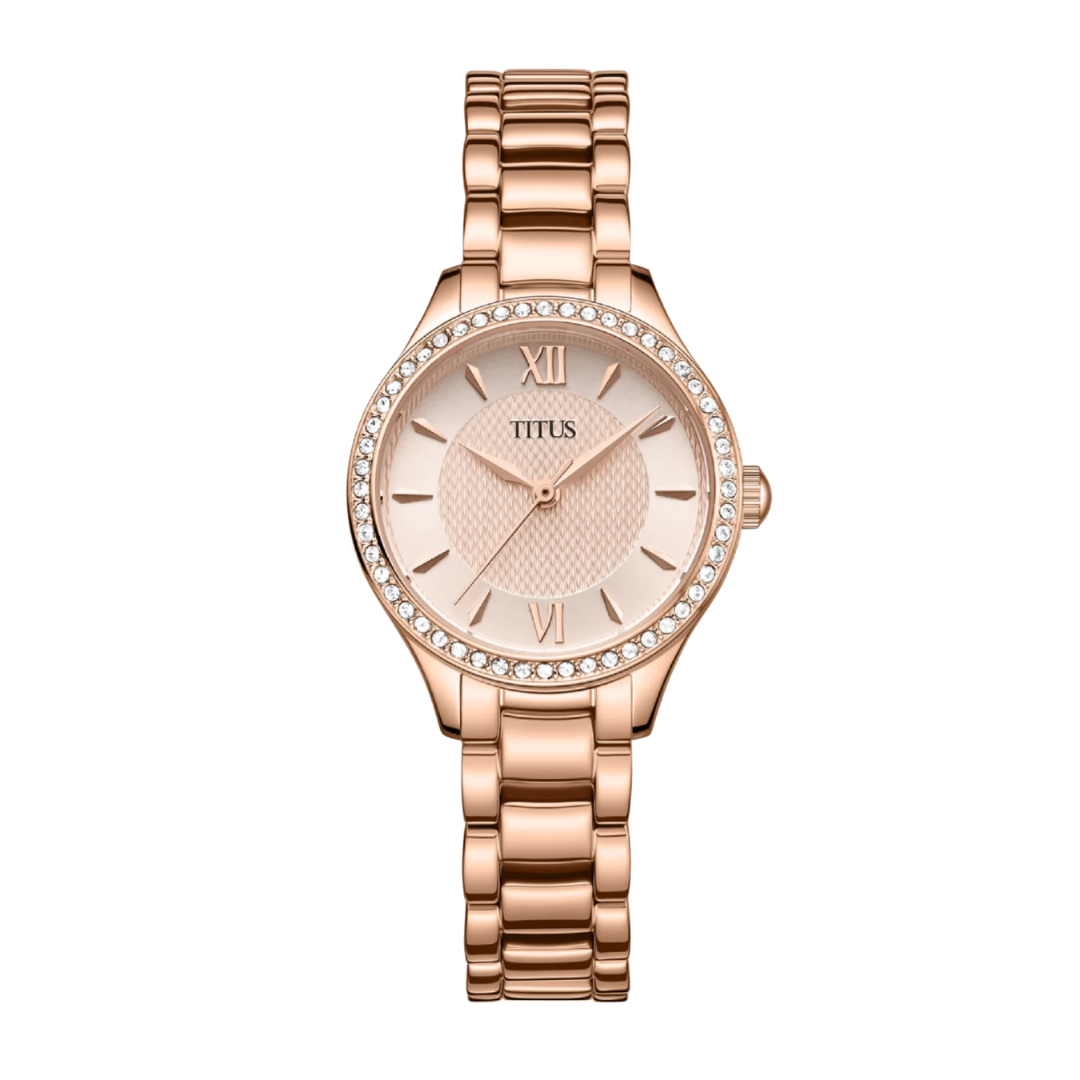 Fair Lady 3 Hands Quartz Stainless Steel Women Watch W06-03424-002