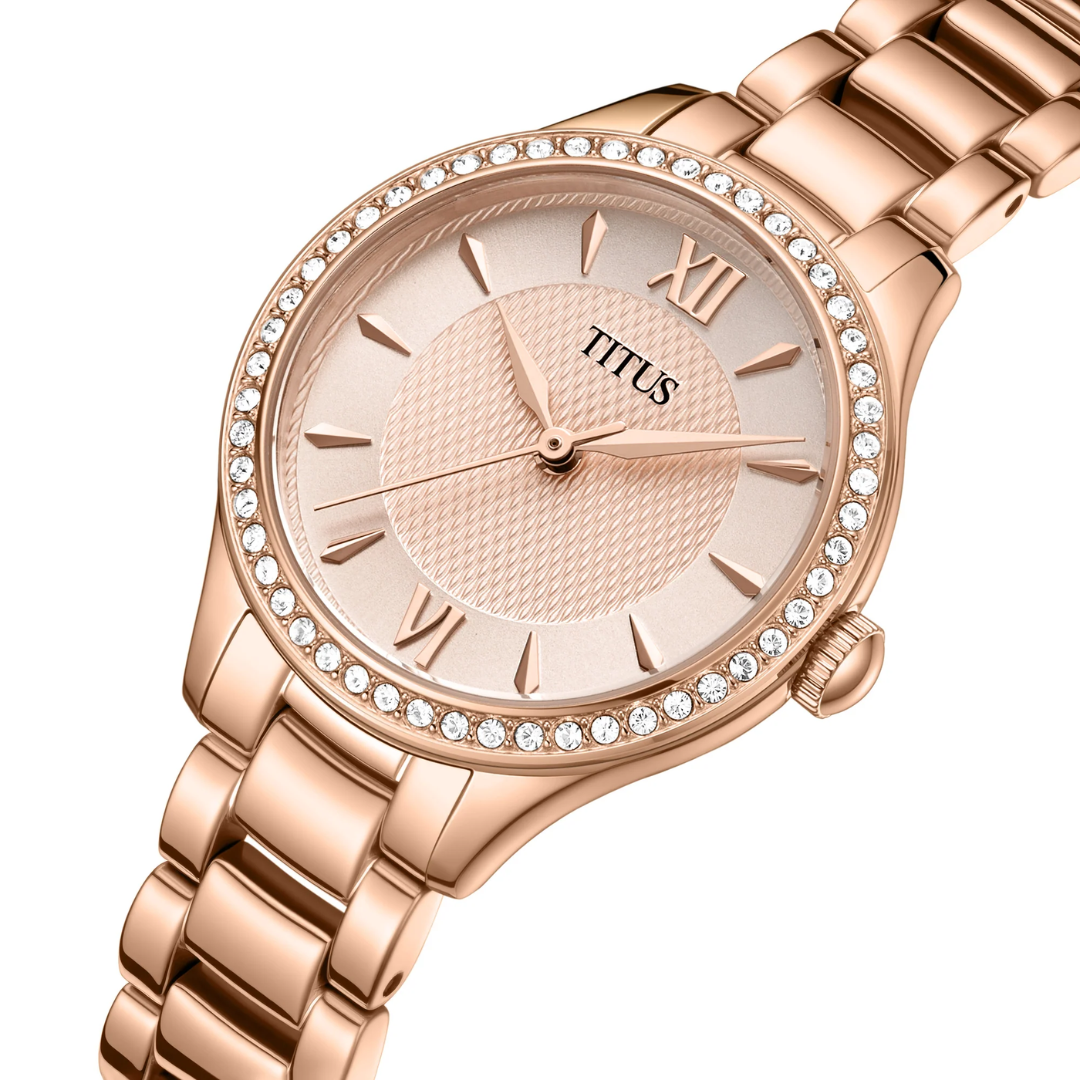 Fair Lady 3 Hands Quartz Stainless Steel Women Watch W06-03424-002
