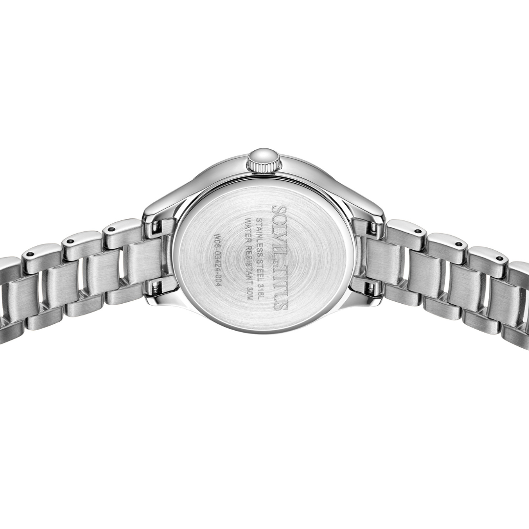 Fair Lady 3 Hands Quartz Stainless Steel Women Watch W06-03424-004