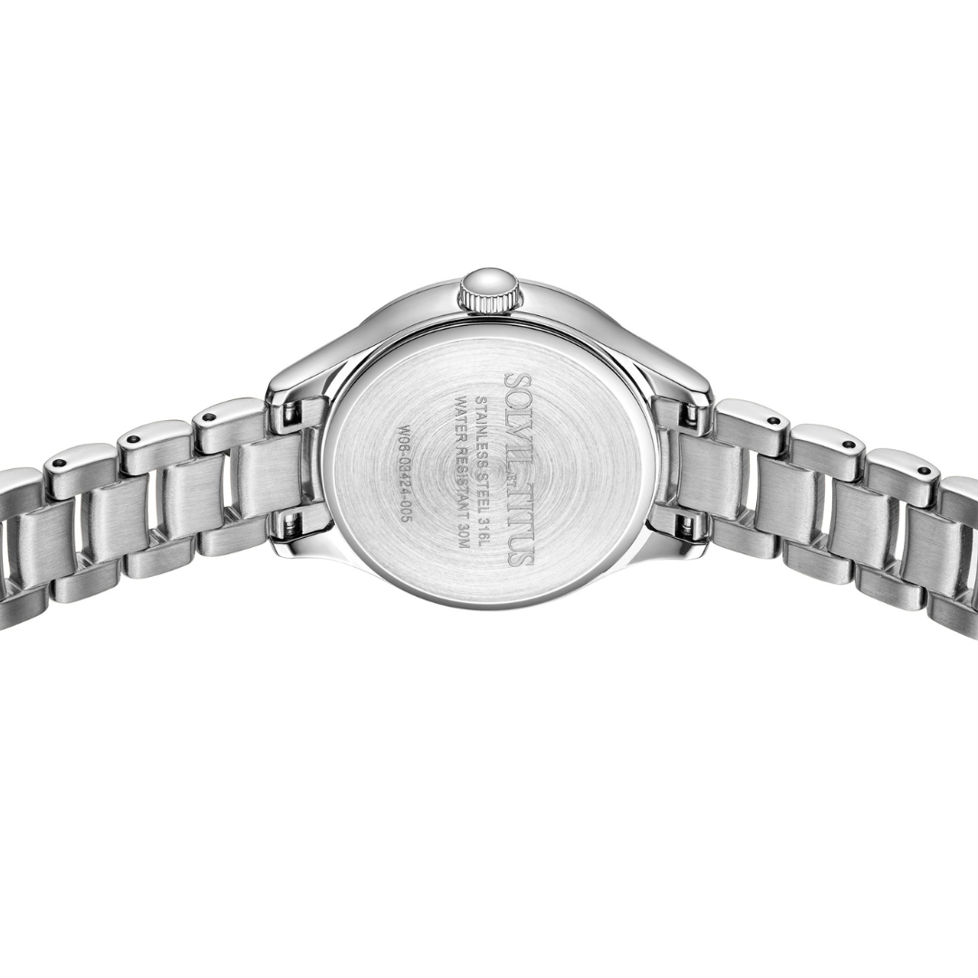 Fair Lady 3 Hands Quartz Stainless Steel Women Watch W06-03424-005