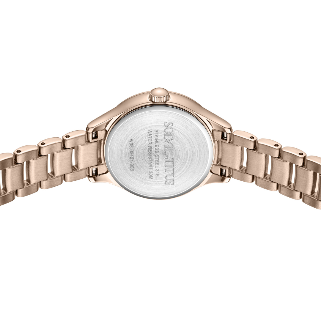 Fair Lady 3 Hands Quartz Stainless Steel Women Watch W06-03424-003