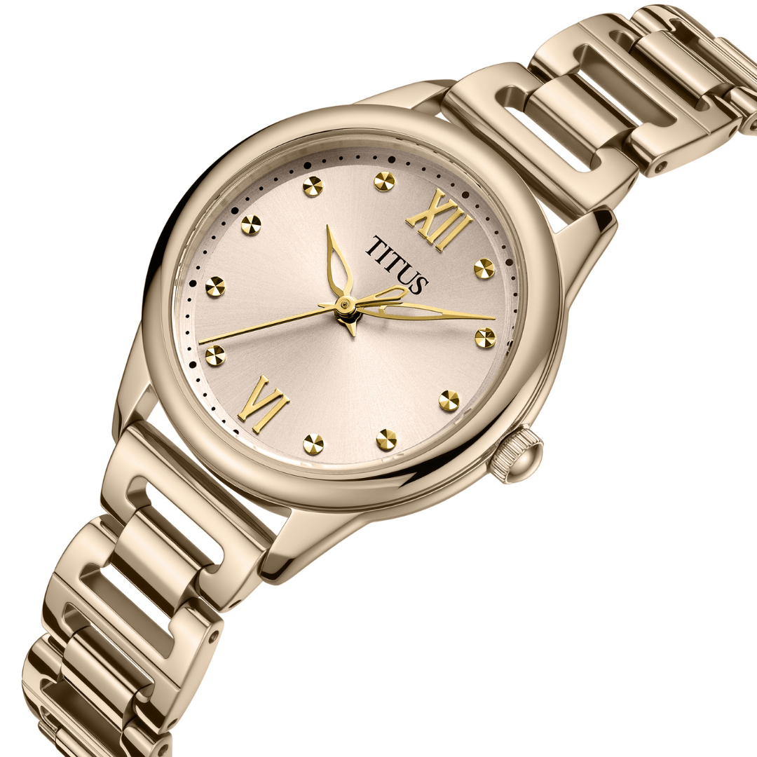 Fair Lady 3 Hands Quartz Stainless Steel Women Watch W06-03425-004