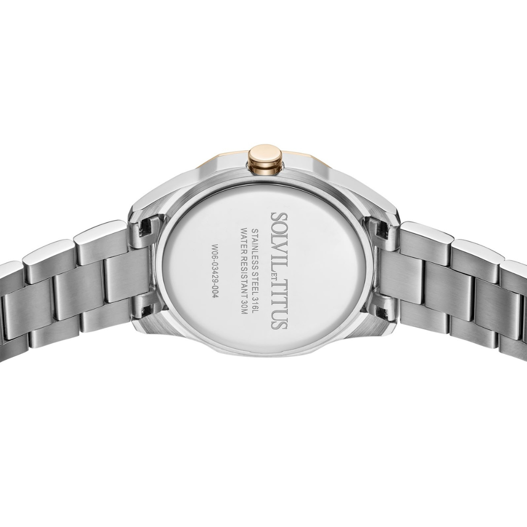 Fashionista Multi-Function Quartz Stainless Steel Women Watch W06-03429-004