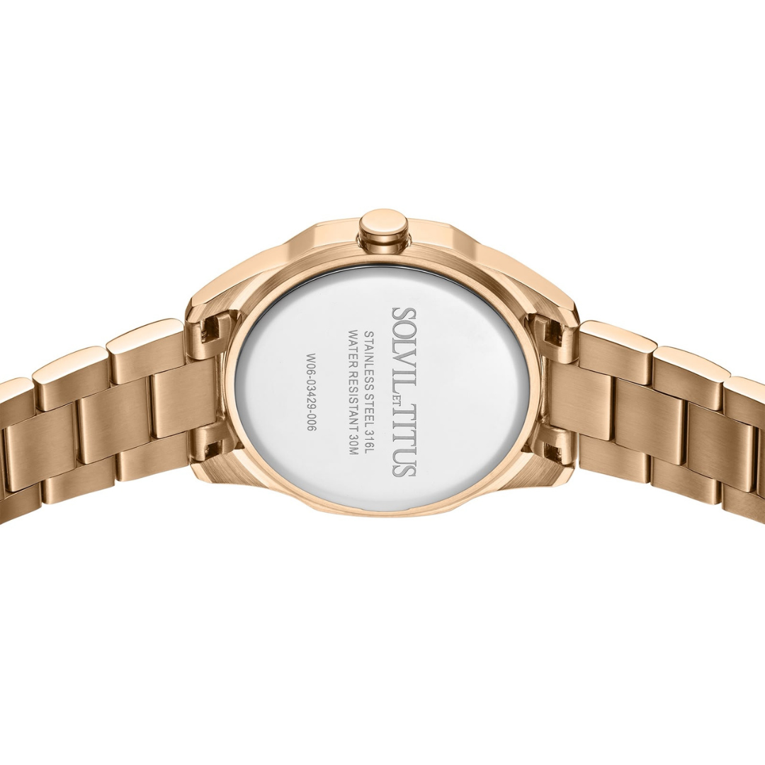 Fashionista Multi-Function Quartz Stainless Steel Women Watch W06-03429-006