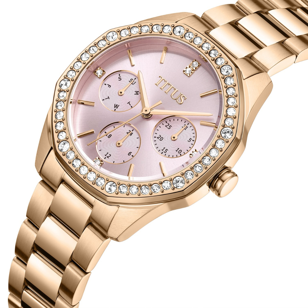 Fashionista Multi-Function Quartz Stainless Steel Women Watch W06-03429-006