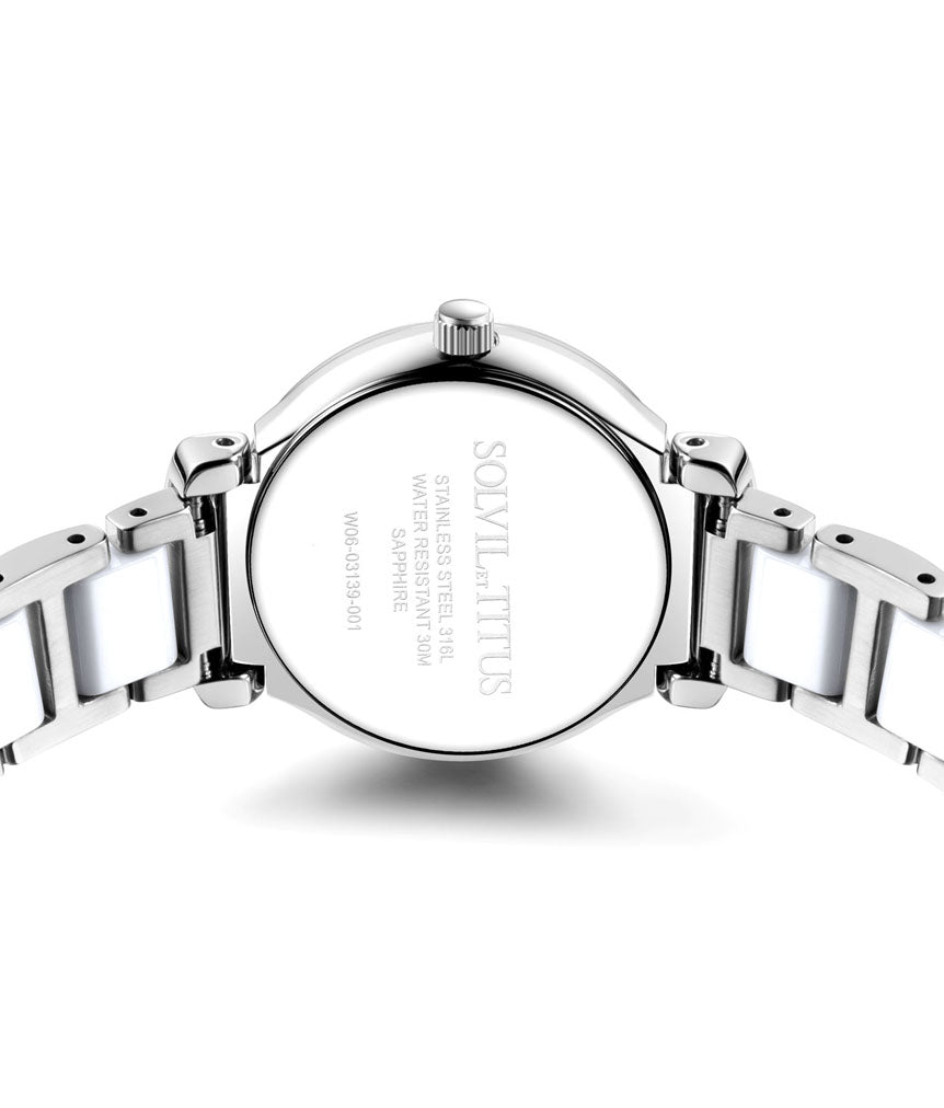 Fair Lady 3 Hands Date Quartz Stainless Steel Women Watch W06-03139-001