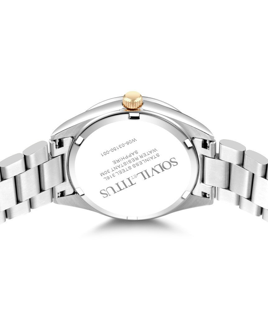 Fair Lady 3 Hands Quartz Stainless Steel Women Watch W06-03150-001