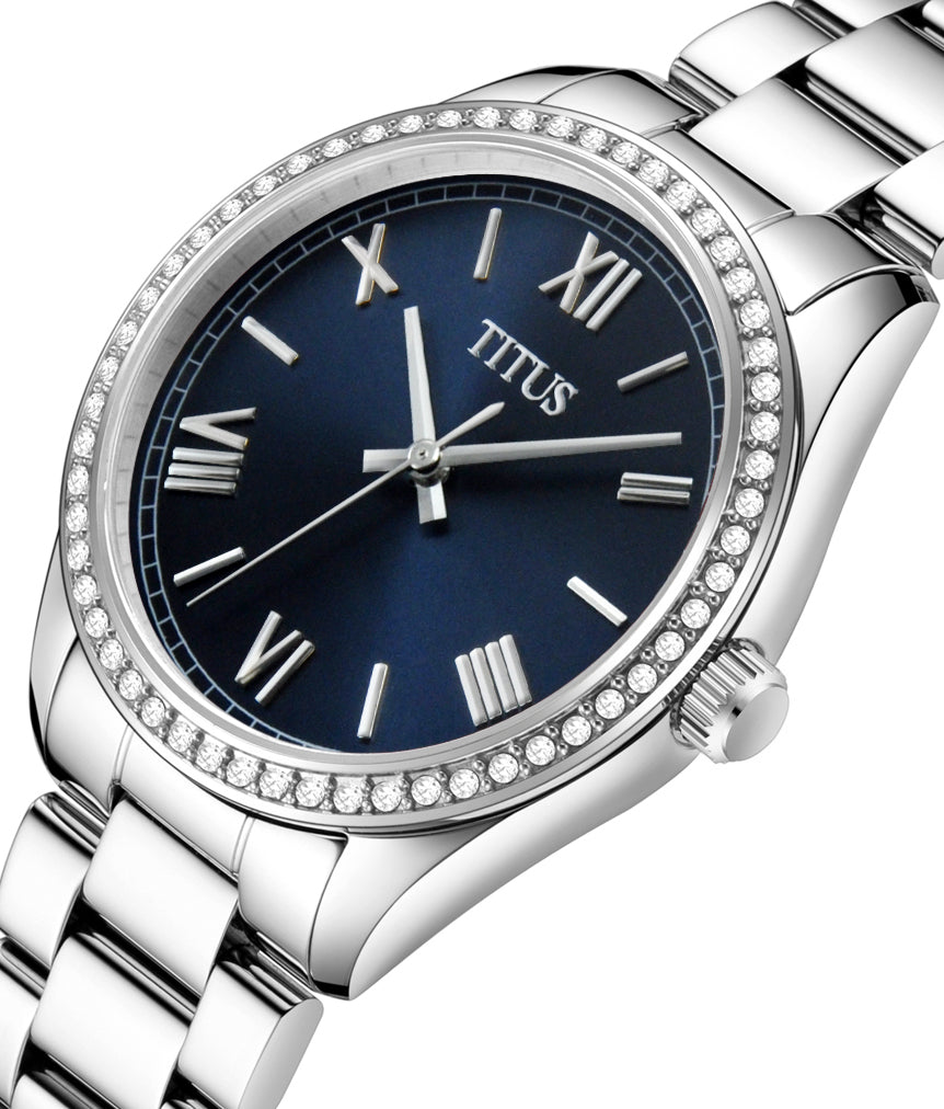 Fair Lady 3 Hands Quartz Stainless Steel Women Watch W06-03150-006