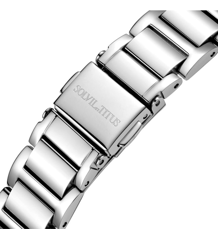 Chandelier 3 Hands Date Quartz Stainless Steel Women Watch W06-03200-001