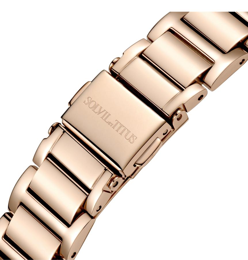 Chandelier 3 Hands Date Quartz Stainless Steel Women Watch W06-03200-003