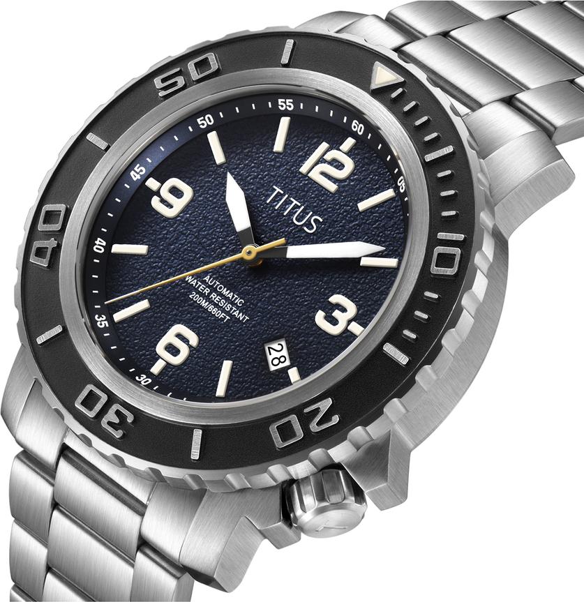 The Cape 3 Hands Date Mechanical Stainless Steel Men Watch W06-03227-002