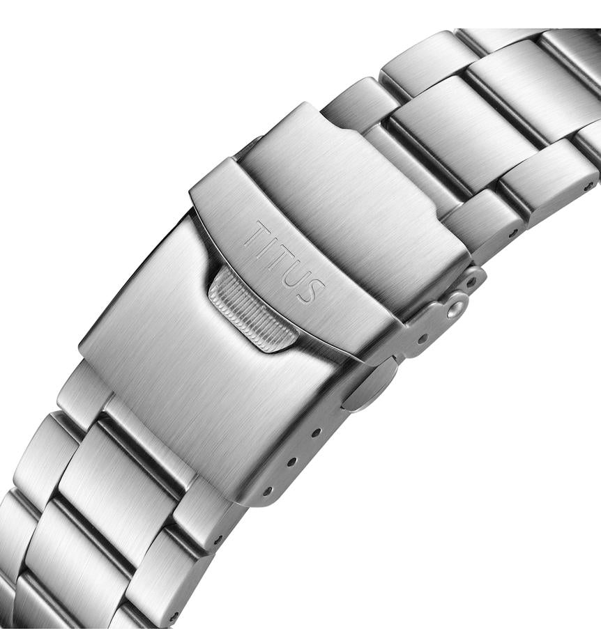 The Cape 3 Hands Date Mechanical Stainless Steel Men Watch W06-03227-002