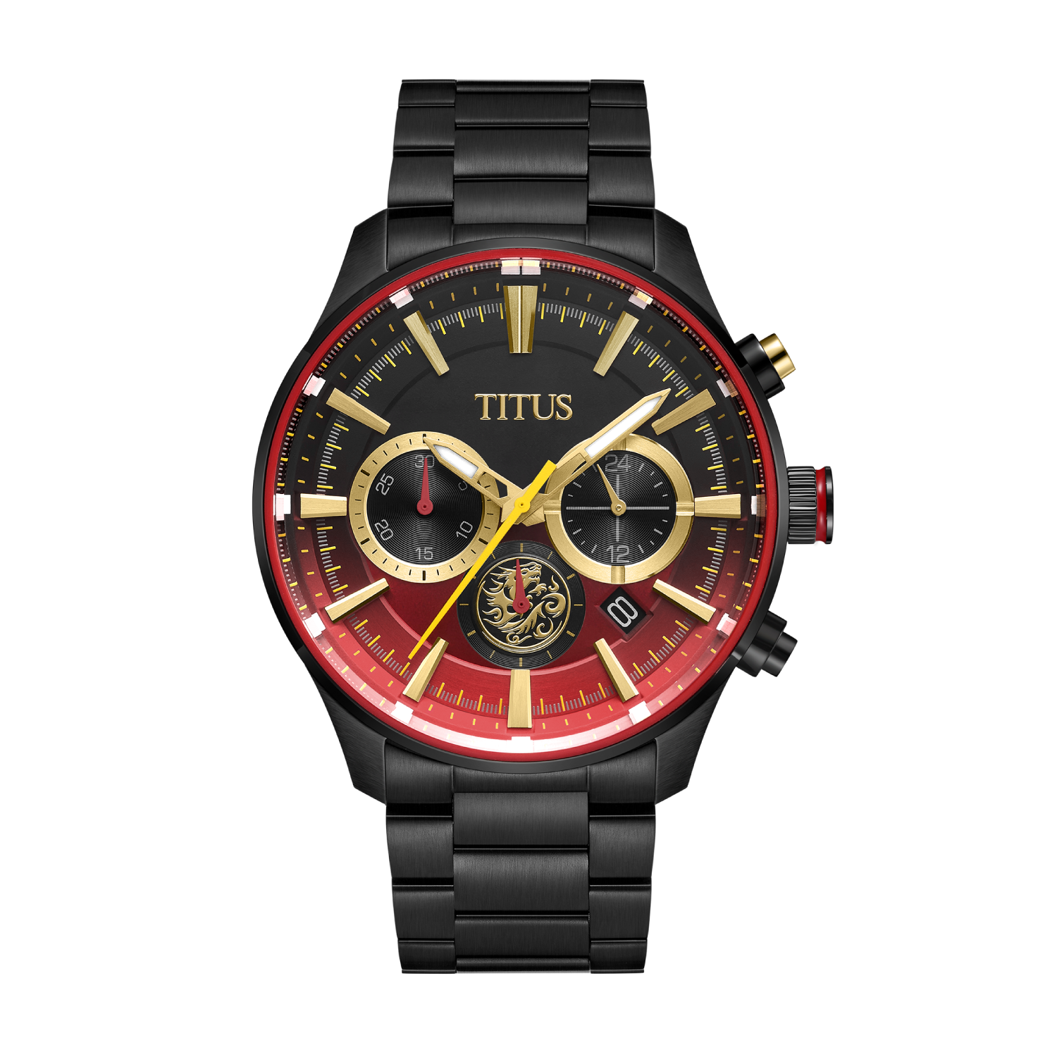 Solvil et Titus Limited Edition Rising Dragon Chronograph Quartz Stainless Steel Watch W06-03288-001