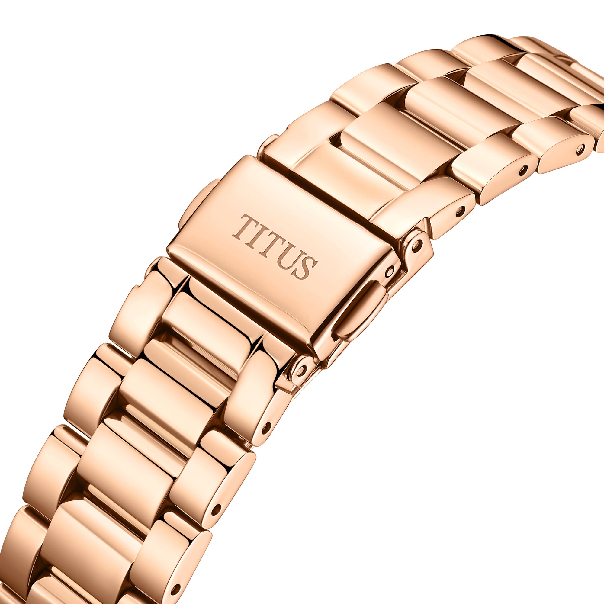 Enlight 3 Hands Mechanical Stainless Steel Women Watch W06-03306-003
