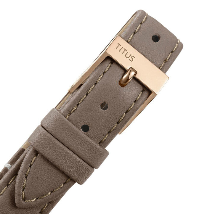 Nordic Tale 3 Hands Quartz Leather Women Watch W06-03319-007