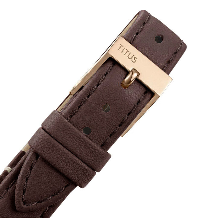Nordic Tale 3 Hands Quartz Leather Women Watch W06-03319-008