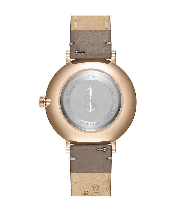 Nordic Tale 3 Hands Quartz Leather Women Watch W06-03319-007