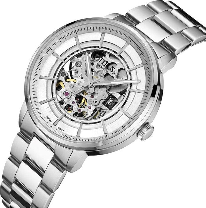 Enlight 3 Hands Mechanical Stainless Steel Men Watch W06-03305-001