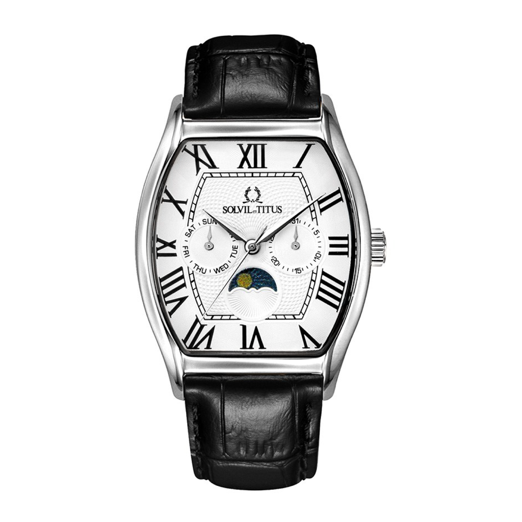 Solvil et titus moonphase automatic men's watch online