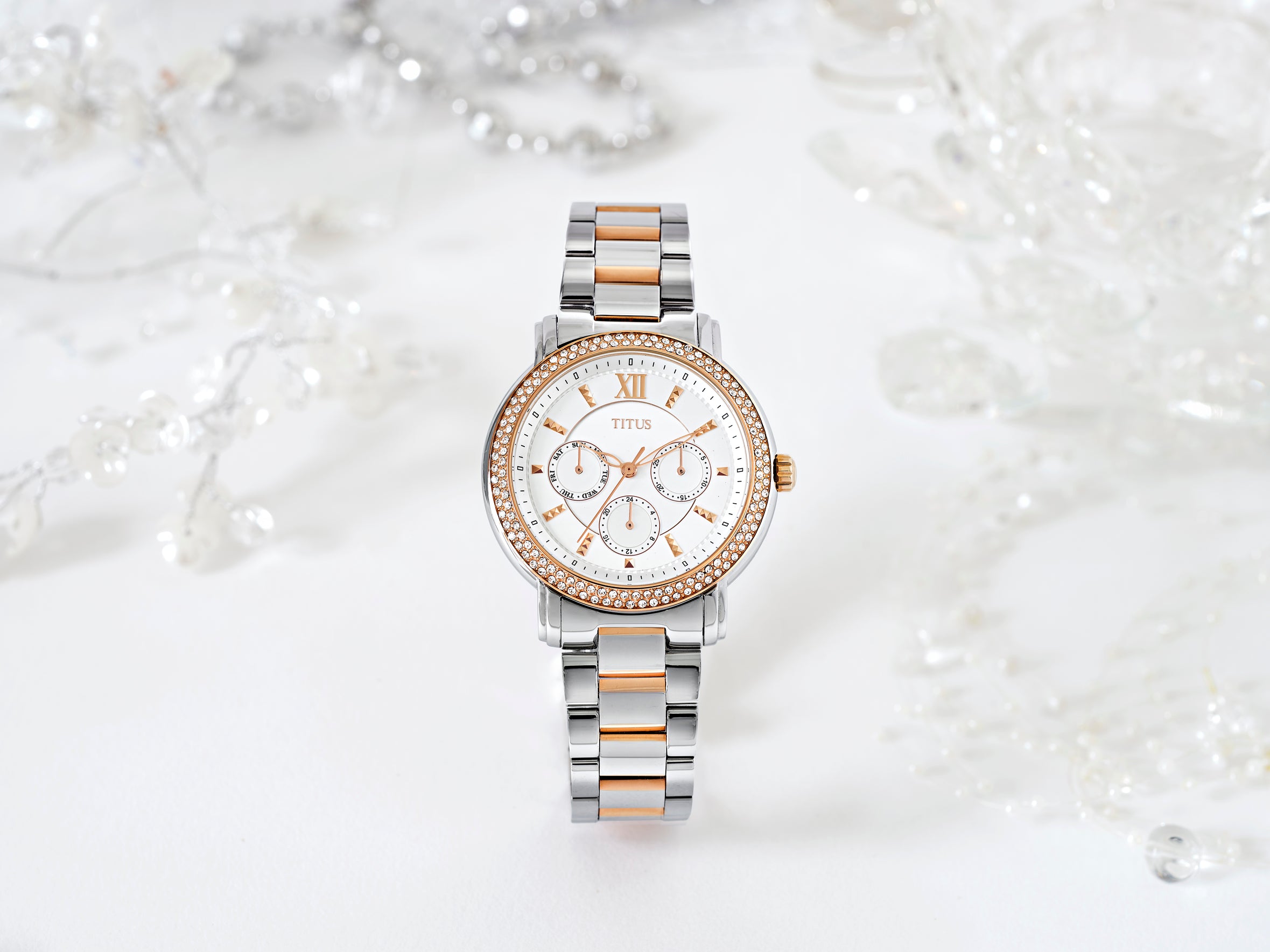 Fashionista Multi-Function Quartz Stainless Steel Women Watch W06-03251-001