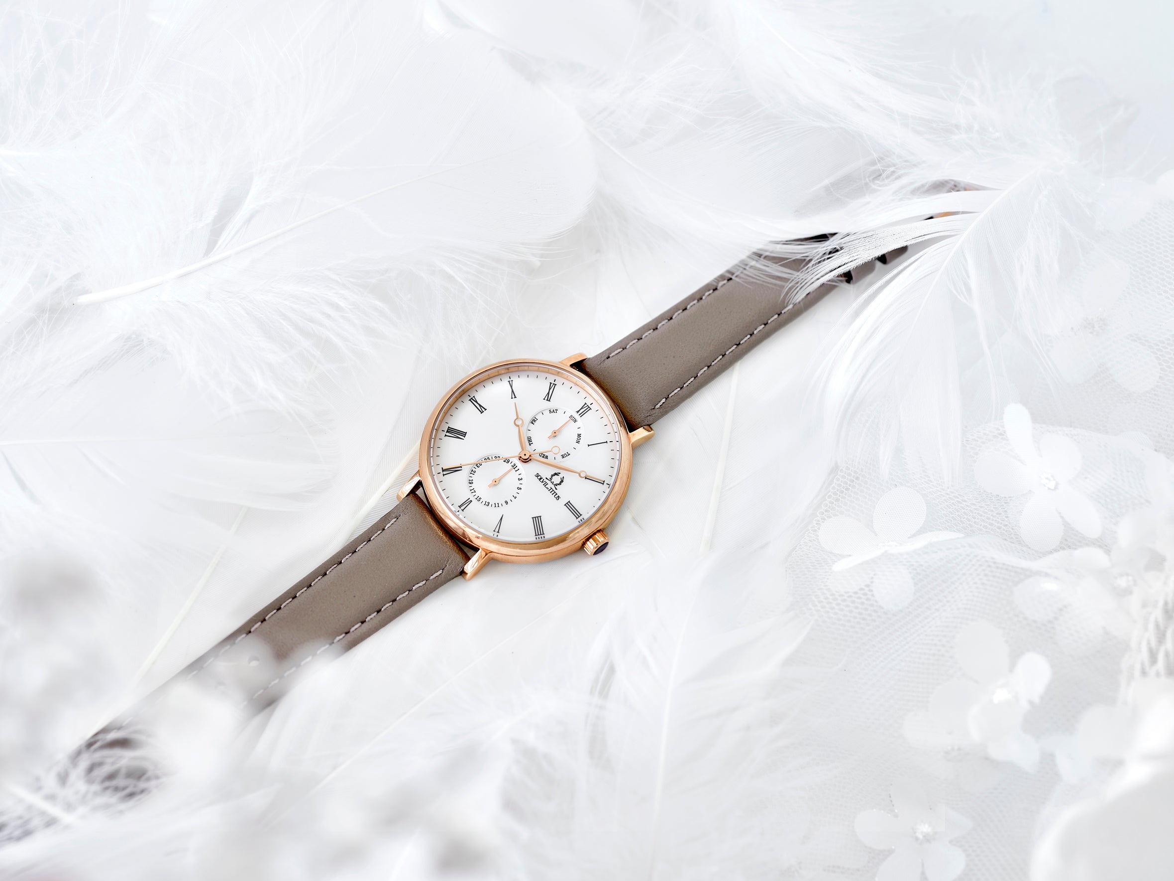 Classicist Multi-Function Quartz Leather Women Watch W06-03199-008