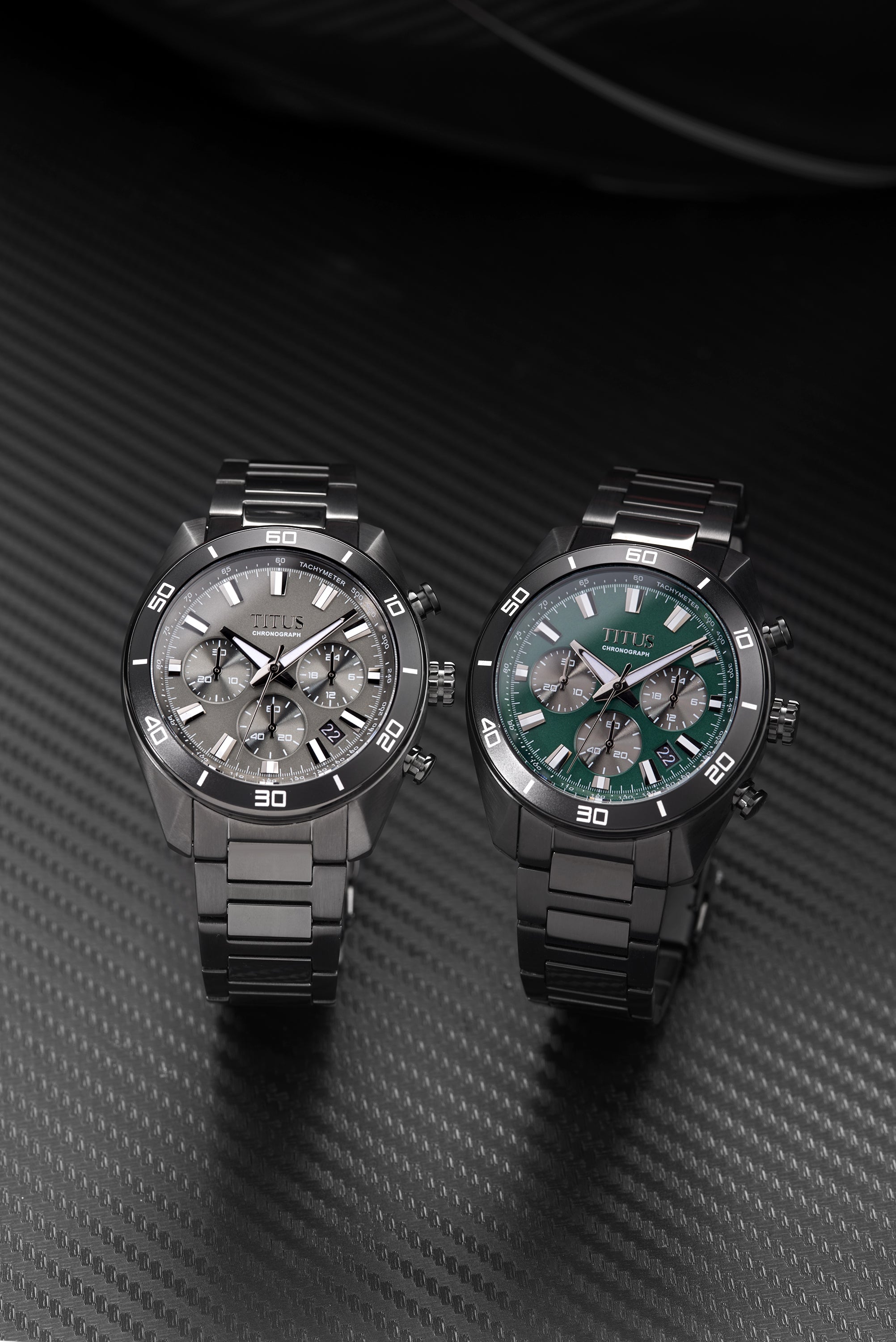 Modernist Chronograph Quartz Stainless Steel Men Watch W06-03265-007