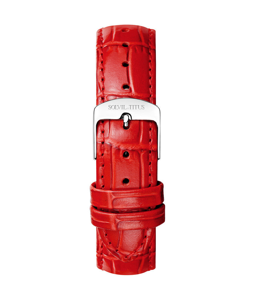 Red sales watch band