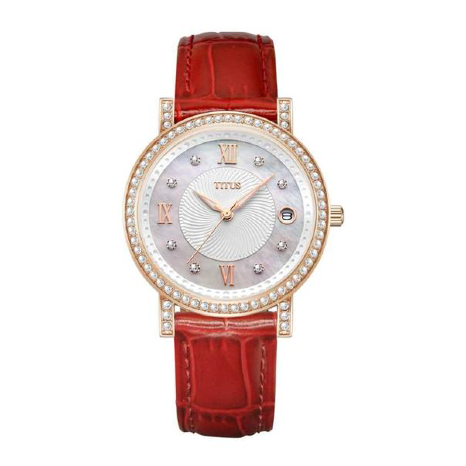 Fair Lady 3 Hands Date Quartz Leather Women Watch W06-02923-009