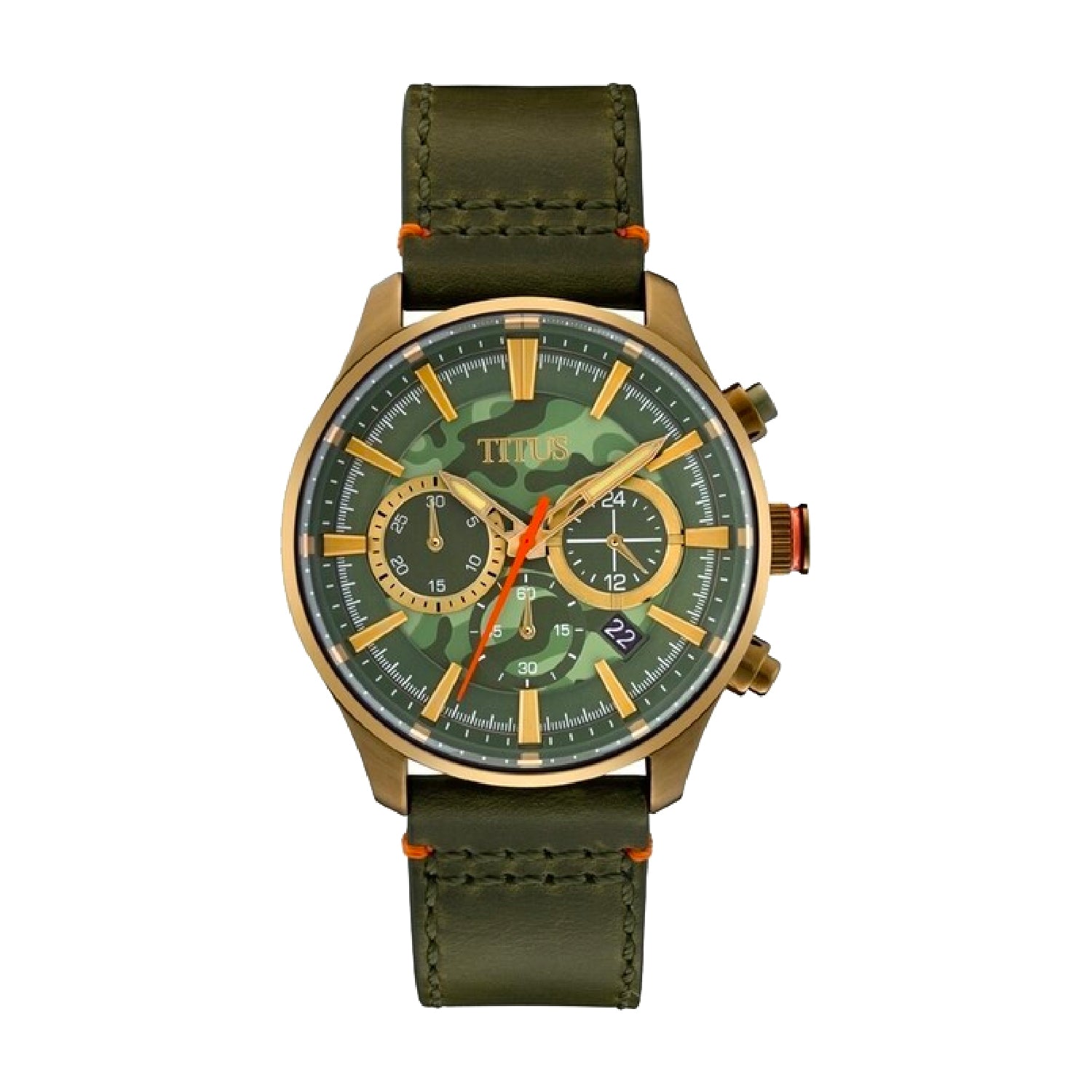 Saber Chronograph Quartz Leather Men Watch W06-03287-013