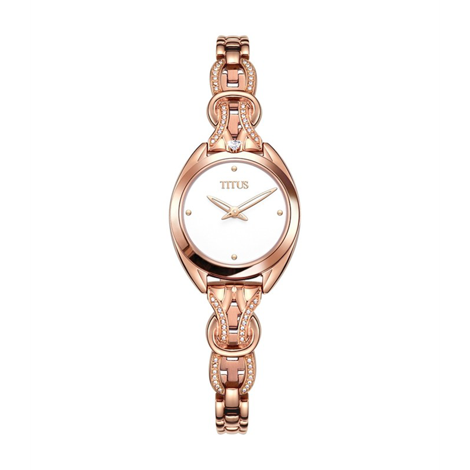 Ring & Knot 2 Hands Quartz Stainless Steel Women Watch W06-03133-007