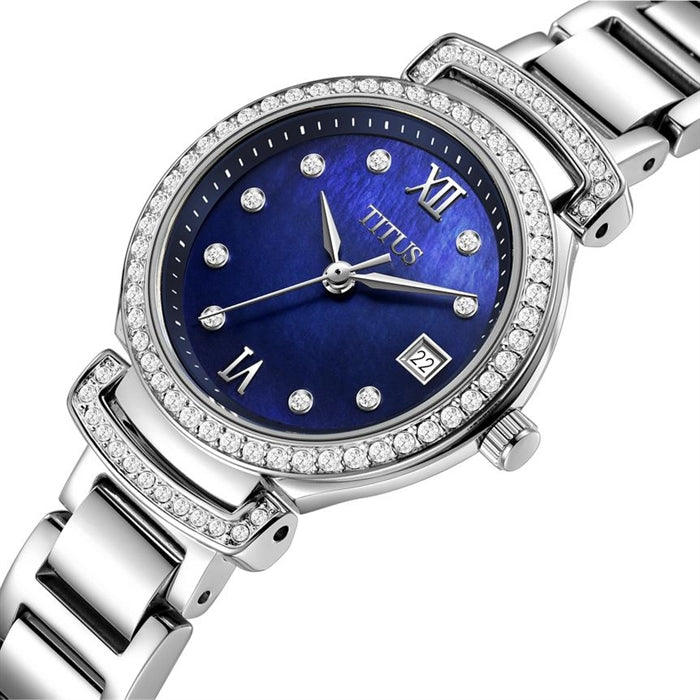 Fair Lady 3 Hands Date Quartz Stainless Steel Women Watch W06-03139-005