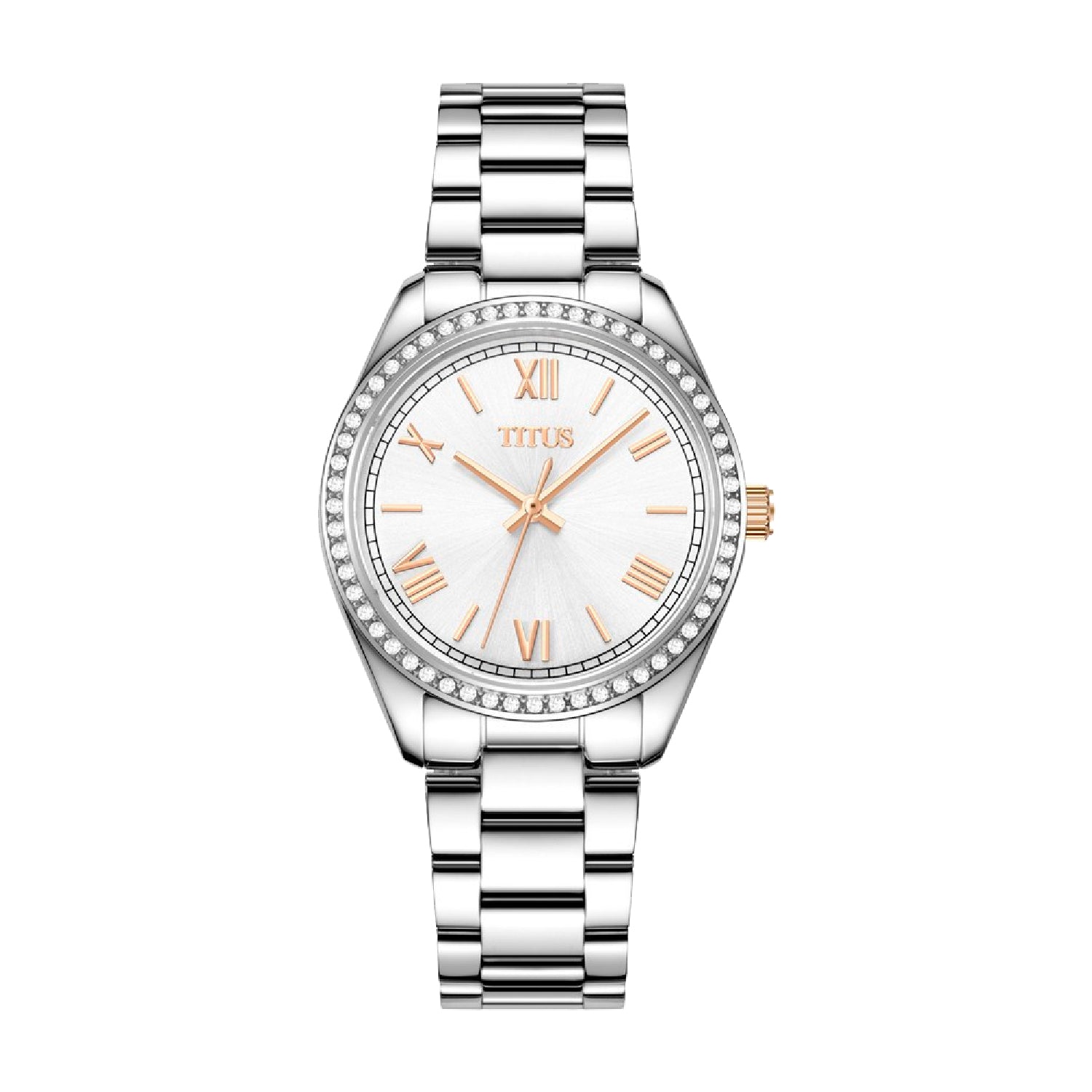 Fair Lady 3 Hands Quartz Stainless Steel Women Watch W06-03150-001