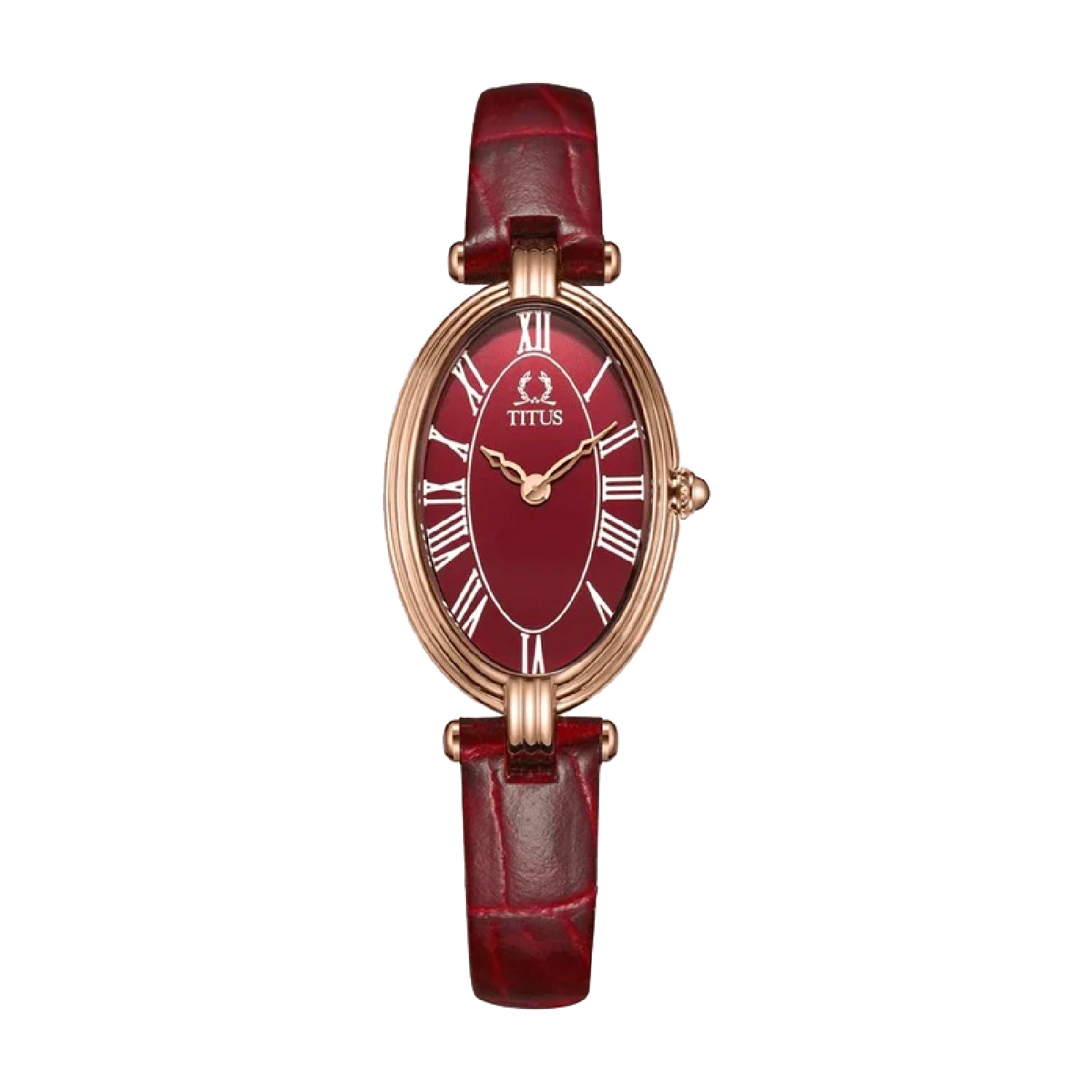 Once 2 Hands Quartz Leather Women Watch W06-03207-005 | SOLVIL ET